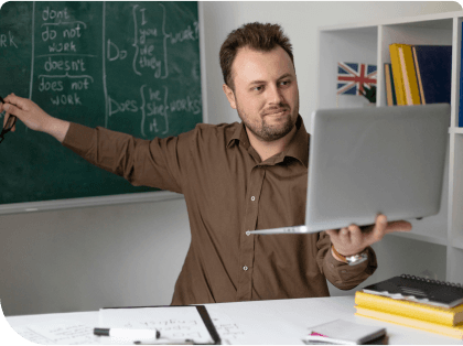 Educational institutions and online tutors